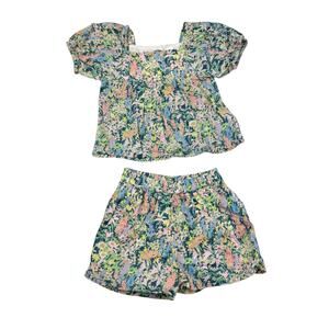 Baby Gap Floral Shorts & Top Set